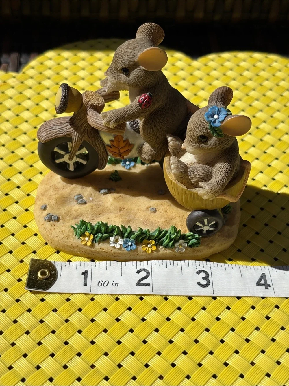 Charming Tails Figurine“Along For The Ride”